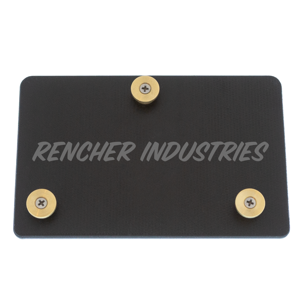 Fiber Plate is a lightweight mounting bracket for Gold Mount