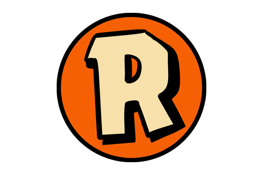 Rencher Industries "R" logo in orange circle